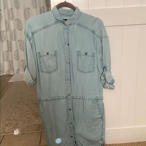 Banana Republic Light Blue Denim Dress